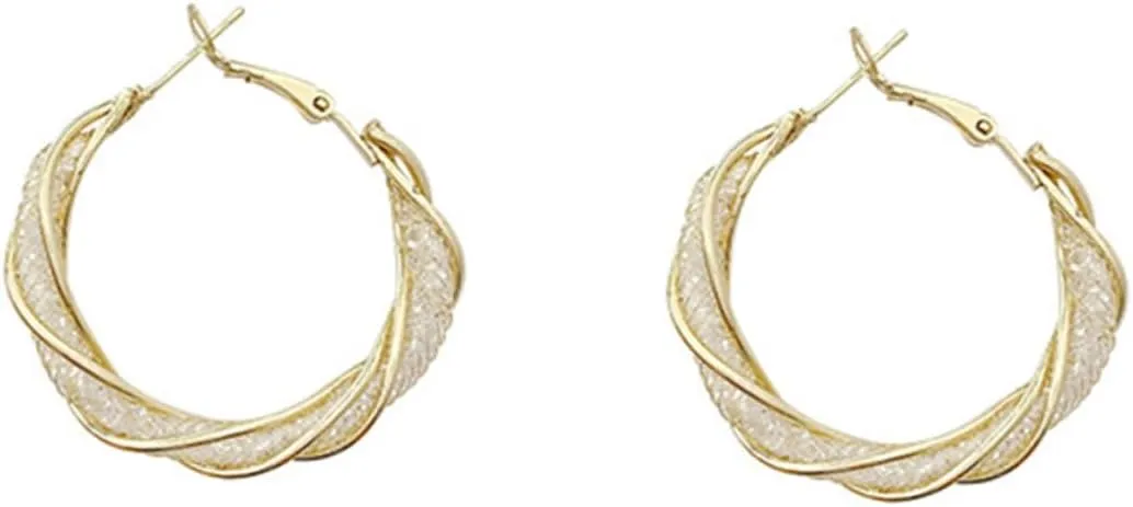 1Pair Minimalist Skeleton Earrings for Women Lightweight Hollow Design Tiny Hoops Elegant Earrings for Office Work Dating Night out Chic present Idea