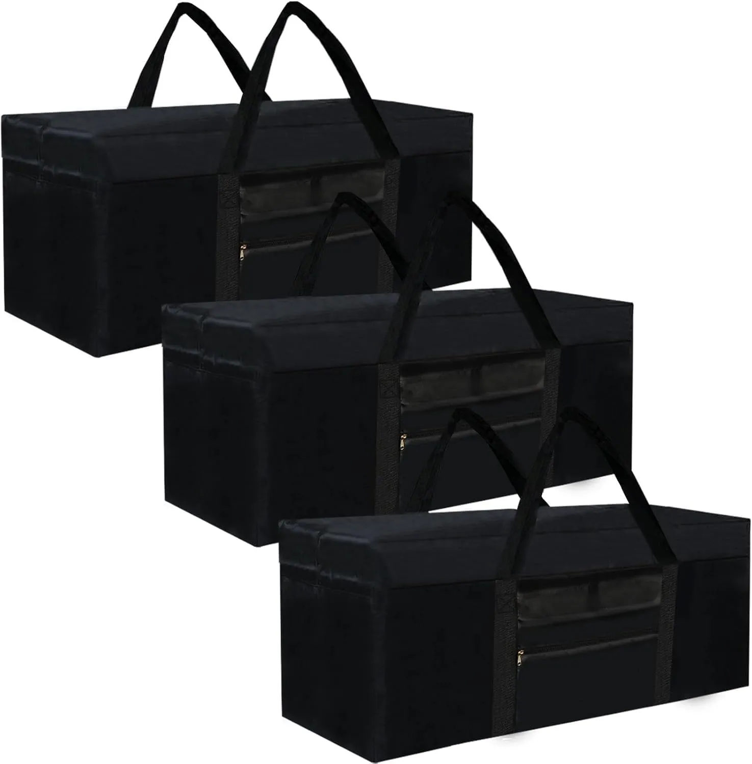 3 Pack 110L Travel Duffle Bag, Extra Large Heavy Duty 1680D Oxford Fabric Holdall Bag, Foldable Long Sports Duffle Luggage Bags Durable & Water Resistant for Men Women