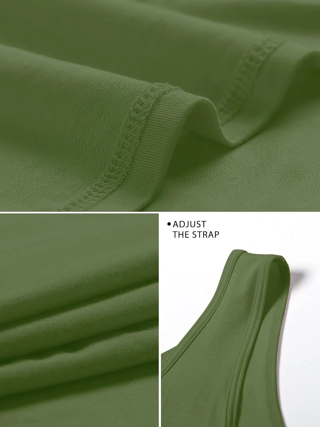4 Piece Tank Tops for Women Sleeveless Top Basic Layering Tanks Undershirt