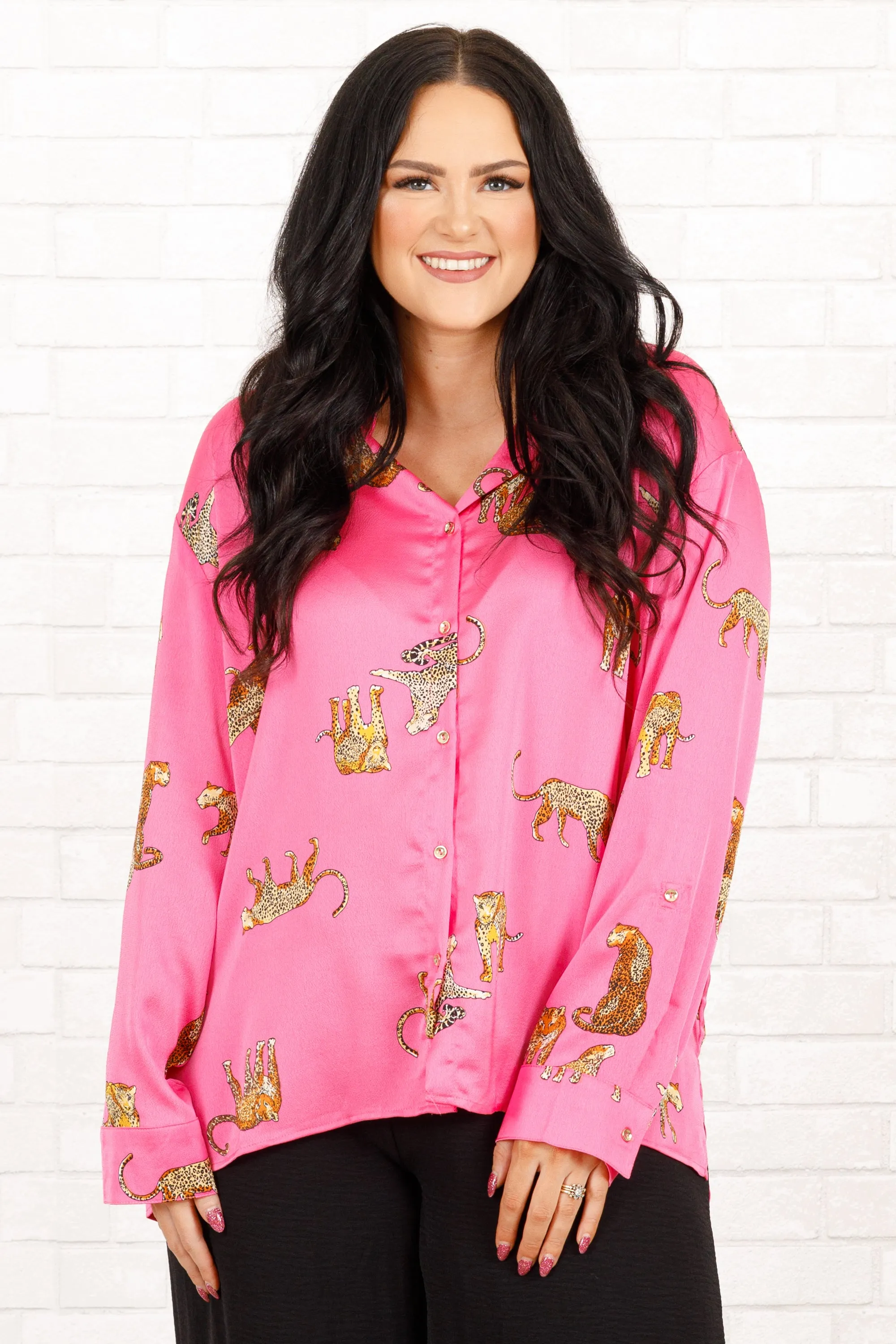 Before The Hunt Top, Hot Pink