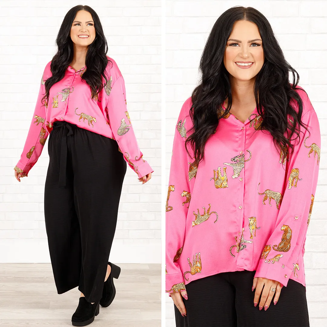 Before The Hunt Top, Hot Pink