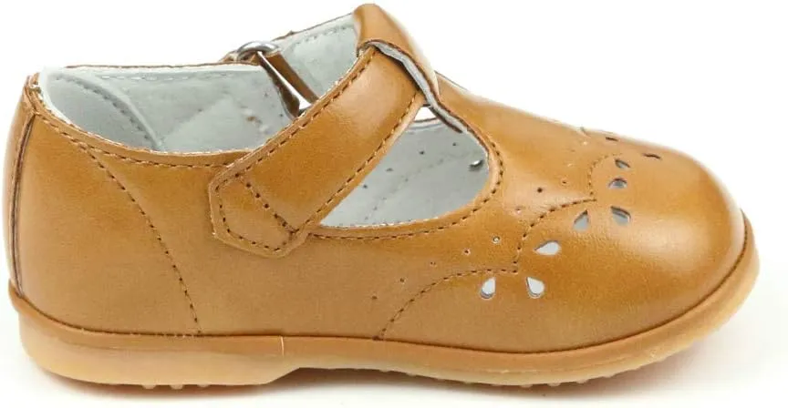 Birdie Leather T-Strap Stitched Mary Jane | Baby Shoes