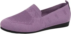 Black Loafers for Women Comfortable Pointed Toe Memory Foam Women's Dressy Shoes Fashion Hiking Workout Sneakers