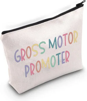 BLUPARK Cute Physical Therapy Makeup Bag PT Gifts for Women Gross Motor Promoter Cosmetic Bag Physical Therapist Gift PT Assistant Gift (Gross Motor Promoter)