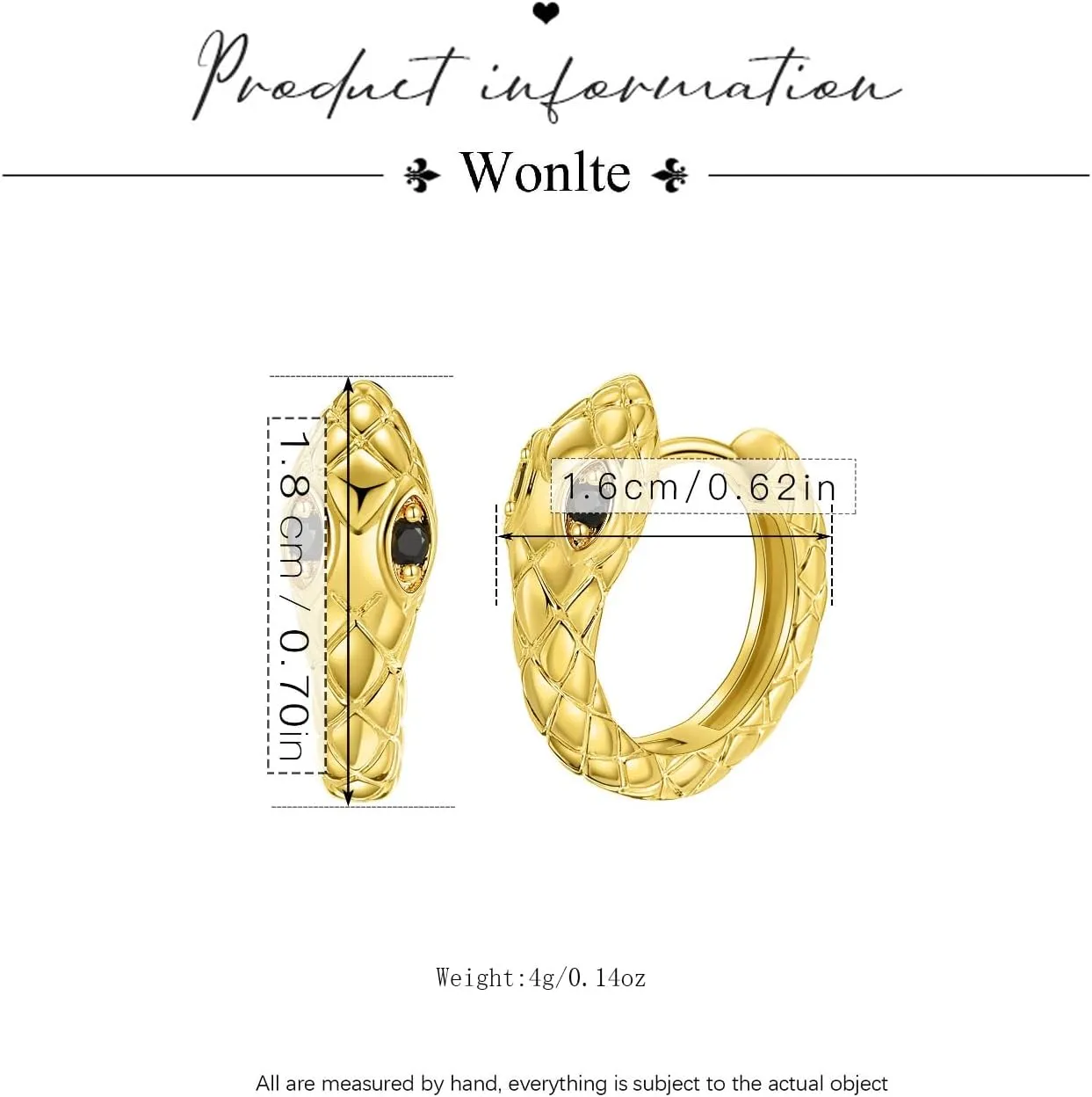 Chunky Gold Hoop Earrings for Women, 14K Gold Plated Hoop Earrings Lightweight Stainless Steel Hollow Open Hoops Hypoallergenic Earrings Fashion Jewelry for Women