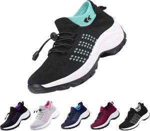 Comfortwear Ortho Stretch Cushion Shoes for Women Plantar Fasciitis, Comfort Wear Ortho Shoes for Women Arch Support