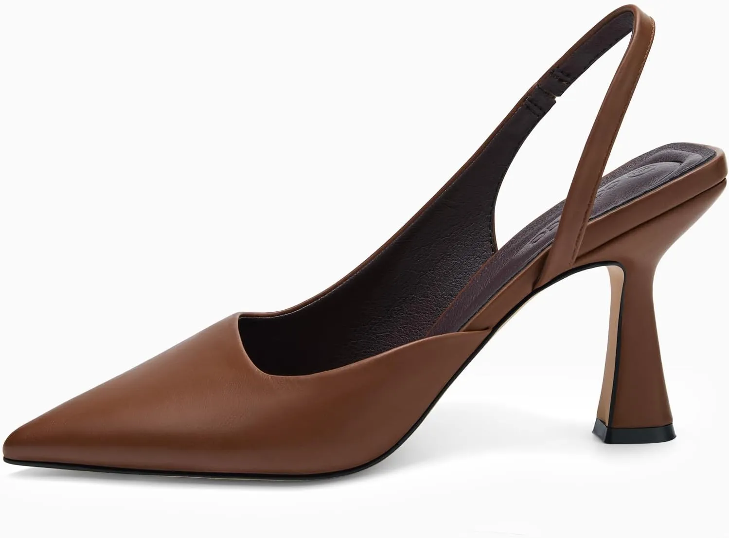 Coutgo Womens Slingback Stiletto High Heels Closed Pointed Toe Pumps D??Orsay Sexy Office Dress Shoes