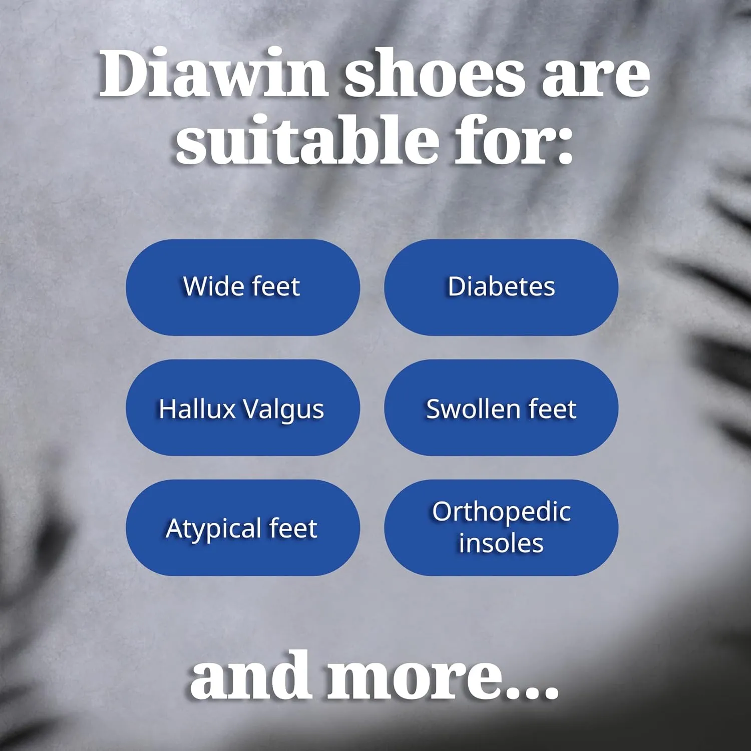 diawin Wide Shoes for Men & Women  Extra Depth Walking Shoes with Wide Toe Box for Swollen Feet, Hallux, Arthritis, and Diabetic Needs  Durable Genuine Leather for Comfort