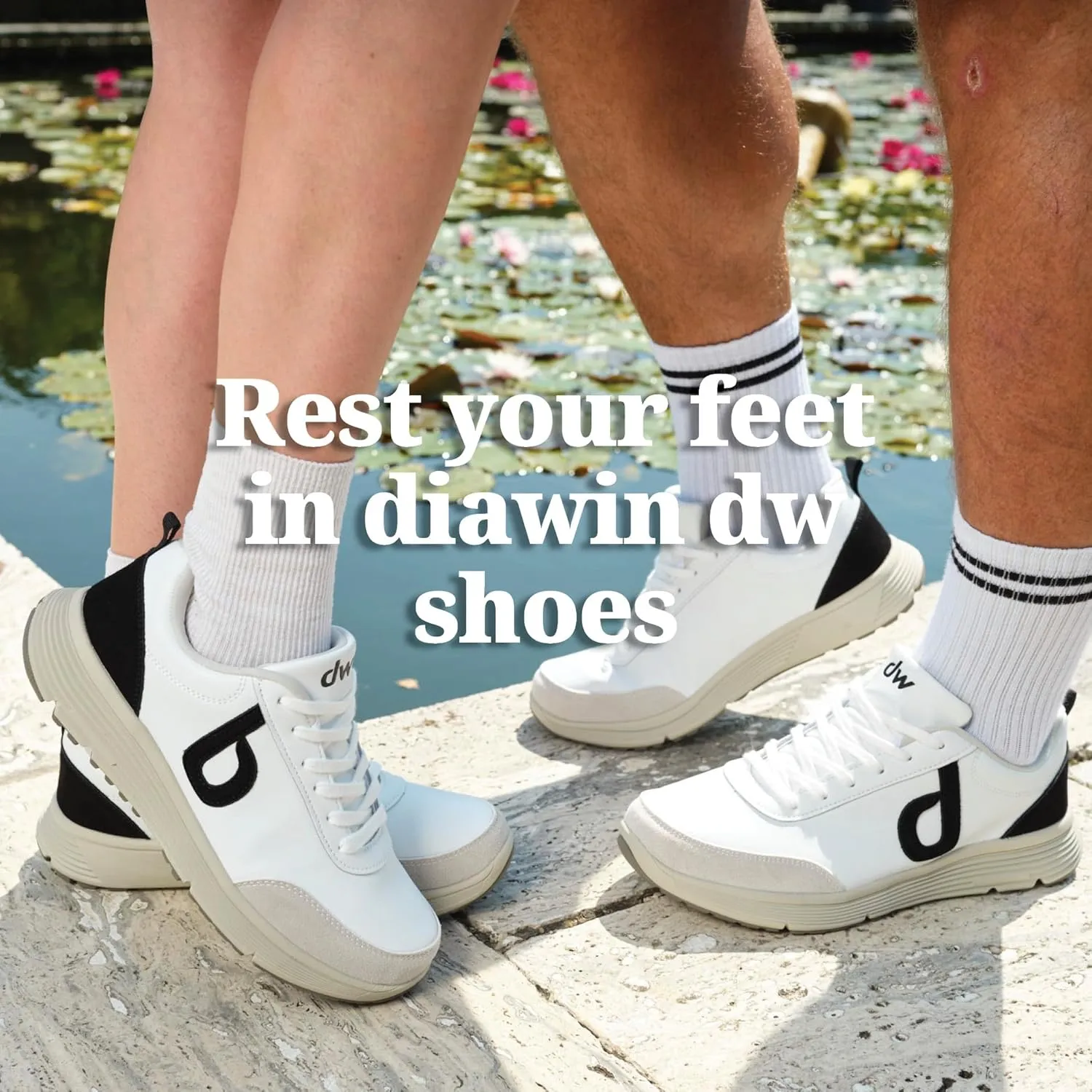 diawin Wide Shoes for Men & Women  Extra Depth Walking Shoes with Wide Toe Box for Swollen Feet, Hallux, Arthritis, and Diabetic Needs  Durable Genuine Leather for Comfort