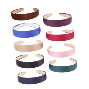 FRCOLOR 9Pcs Vintage Wide Brimmed Hair Hoops for Women Elegant Headband Accessory Wine Lightweight Comfortable Design