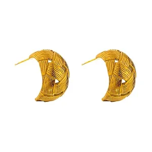 Geometric Earrings,Textured Earrings,Stud Earrings,Geometric Studs,Crescent Moon Earrings,Minimalist Earrings,Statement Earrings,Everyday