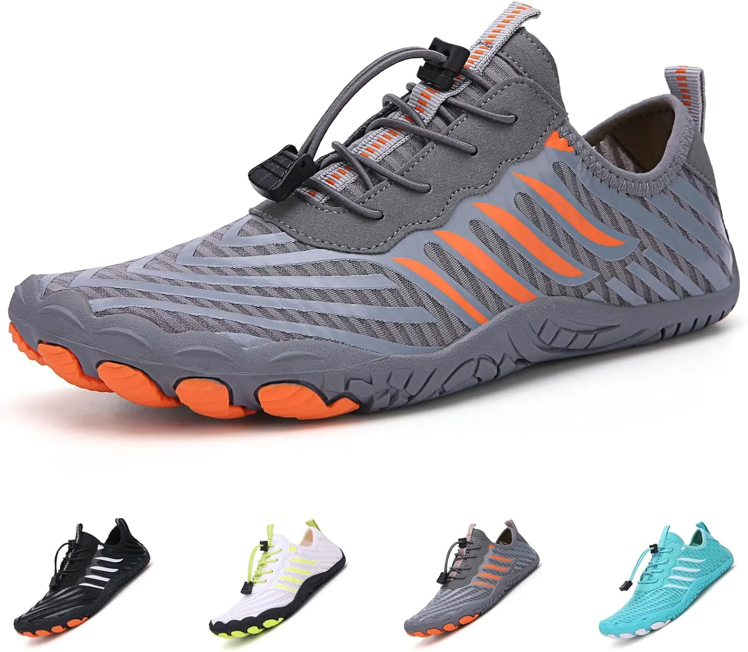 Grounded Footwear for Women Barefoot Shoes,Grounded Footwear for Mens,Hike Barefoot Shoes Womens Footwear,2025 New Comfortable Non-Slip Barefoot Vitality Shoes,Men's Women's Water Shoes Wide Toe Box