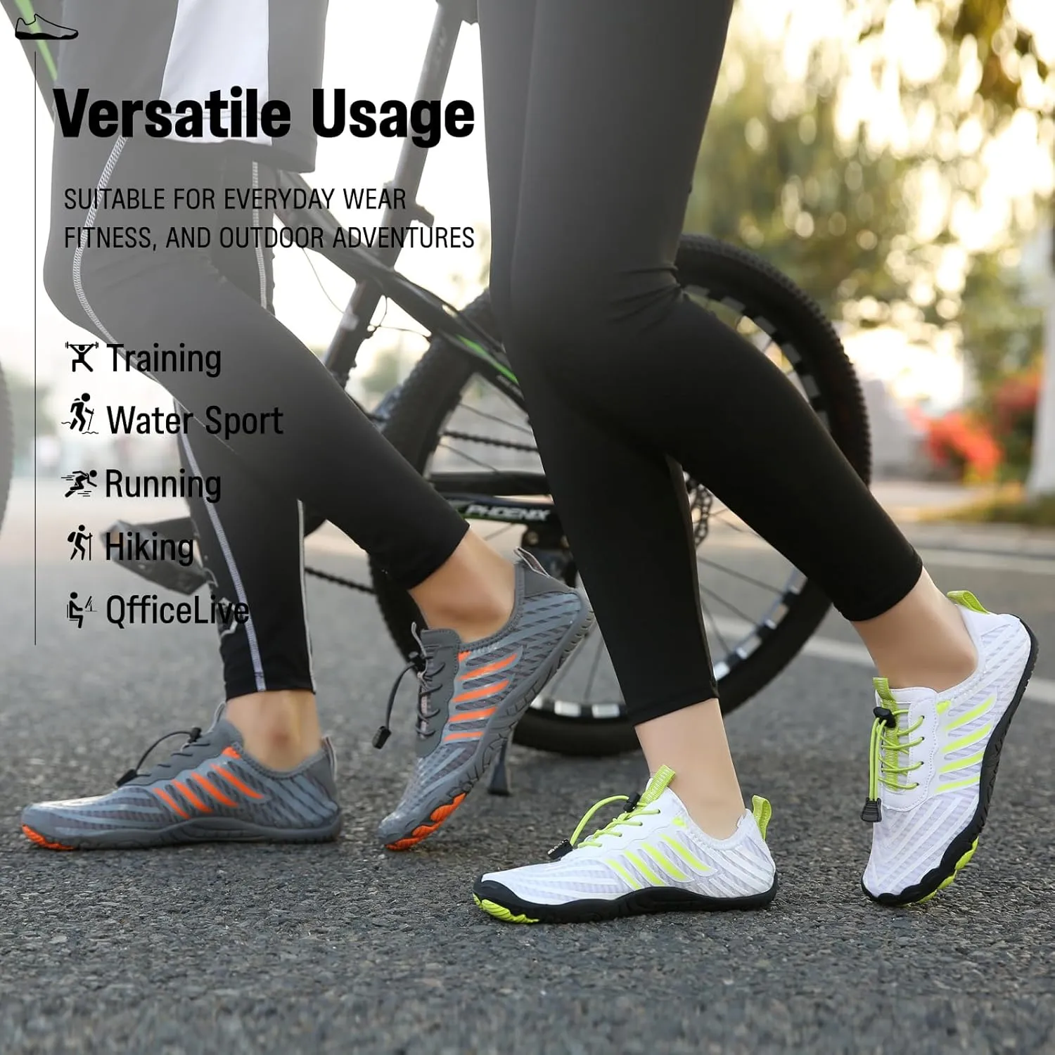 Grounded Footwear for Women Barefoot Shoes,Grounded Footwear for Mens,Hike Barefoot Shoes Womens Footwear,2025 New Comfortable Non-Slip Barefoot Vitality Shoes,Men's Women's Water Shoes Wide Toe Box
