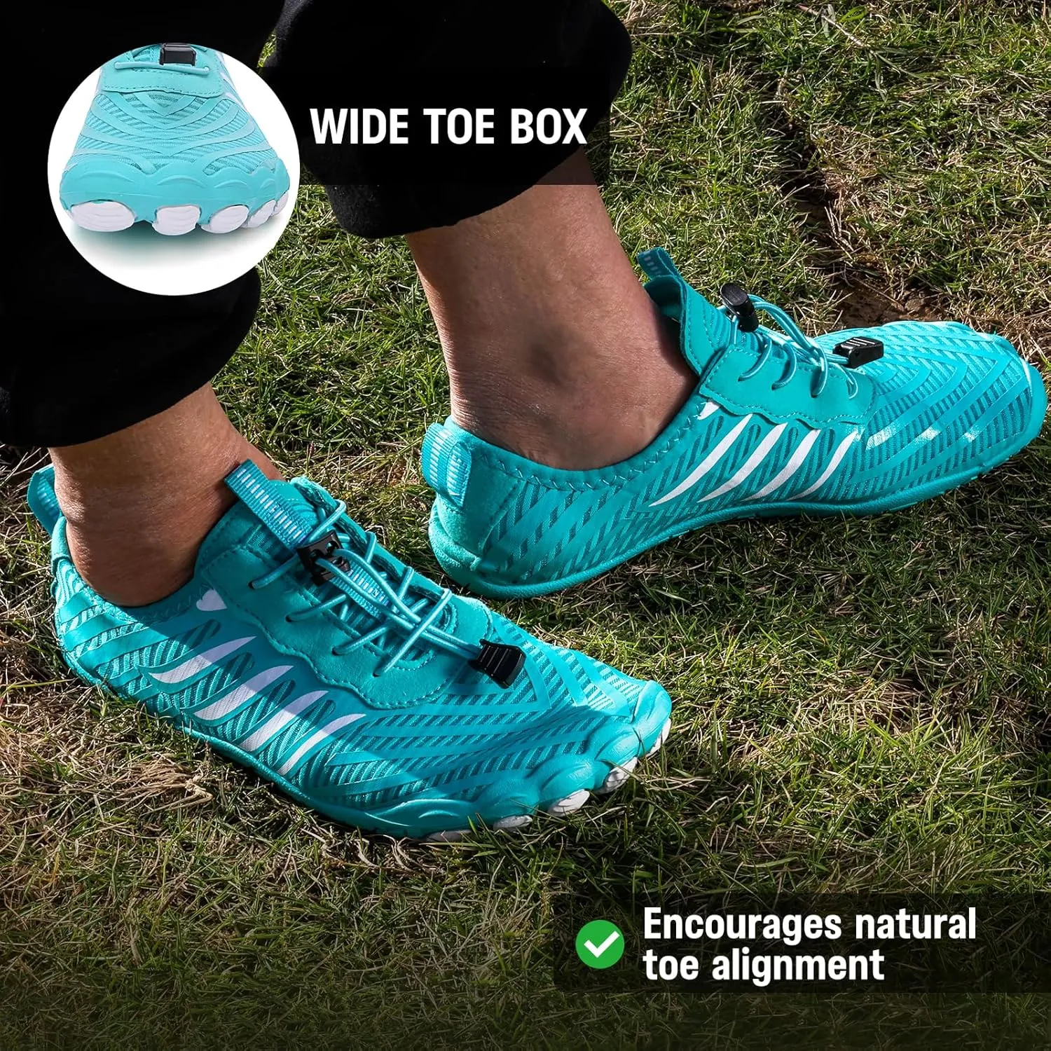 Grounded Footwear for Women Barefoot Shoes,Grounded Footwear for Mens,Hike Barefoot Shoes Womens Footwear,2025 New Comfortable Non-Slip Barefoot Vitality Shoes,Men's Women's Water Shoes Wide Toe Box