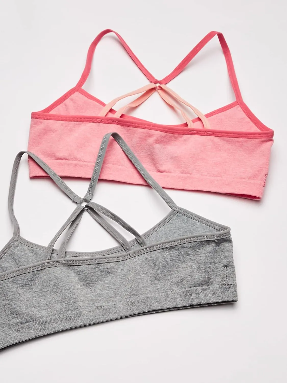 Hanes Girls' ComfortFlex Fit Seamless Racerback Bra 2-Pack