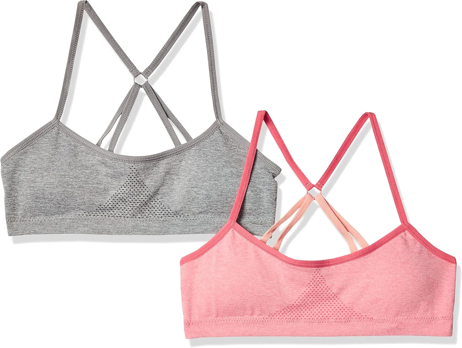 Hanes Girls' ComfortFlex Fit Seamless Racerback Bra 2-Pack