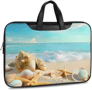 Hawaiian Starfish on Beach Laptop Tote Bag Waterproof Computer Carrying Case Business Office Briefcase