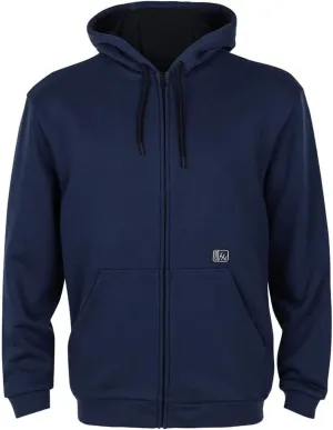 Heavy-Duty Fleece Full Zip Hoodie - Large - Dress Blues