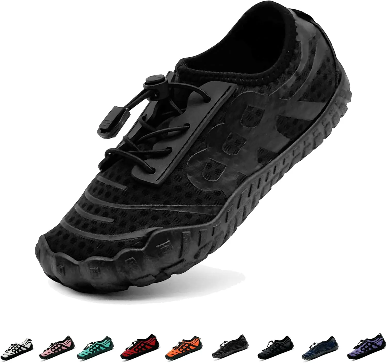 Hike Barefoot Shoes for Women Men Breathable Slip-on Barefoot Water Shoes with Wide Toe Box Non-Slip Athletic Footwear for Hiking Walking Pool Beach Swim Aqua Sport