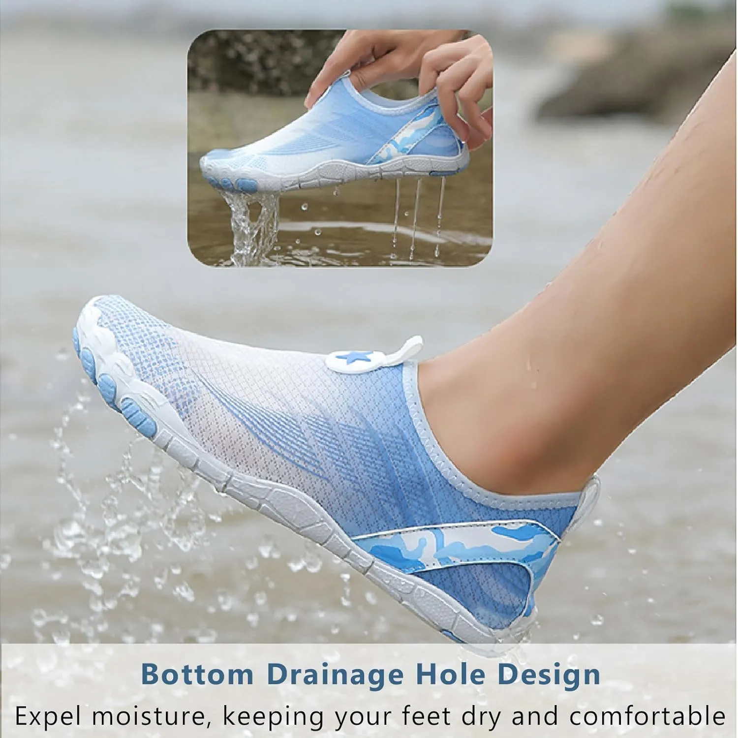 Hike Barefoot Shoes for Women Men, Pro Barefoot Water Shoes with Wide Toe Box, Healthy & Non-Slip Breathable Barefoot Shoes Unisex