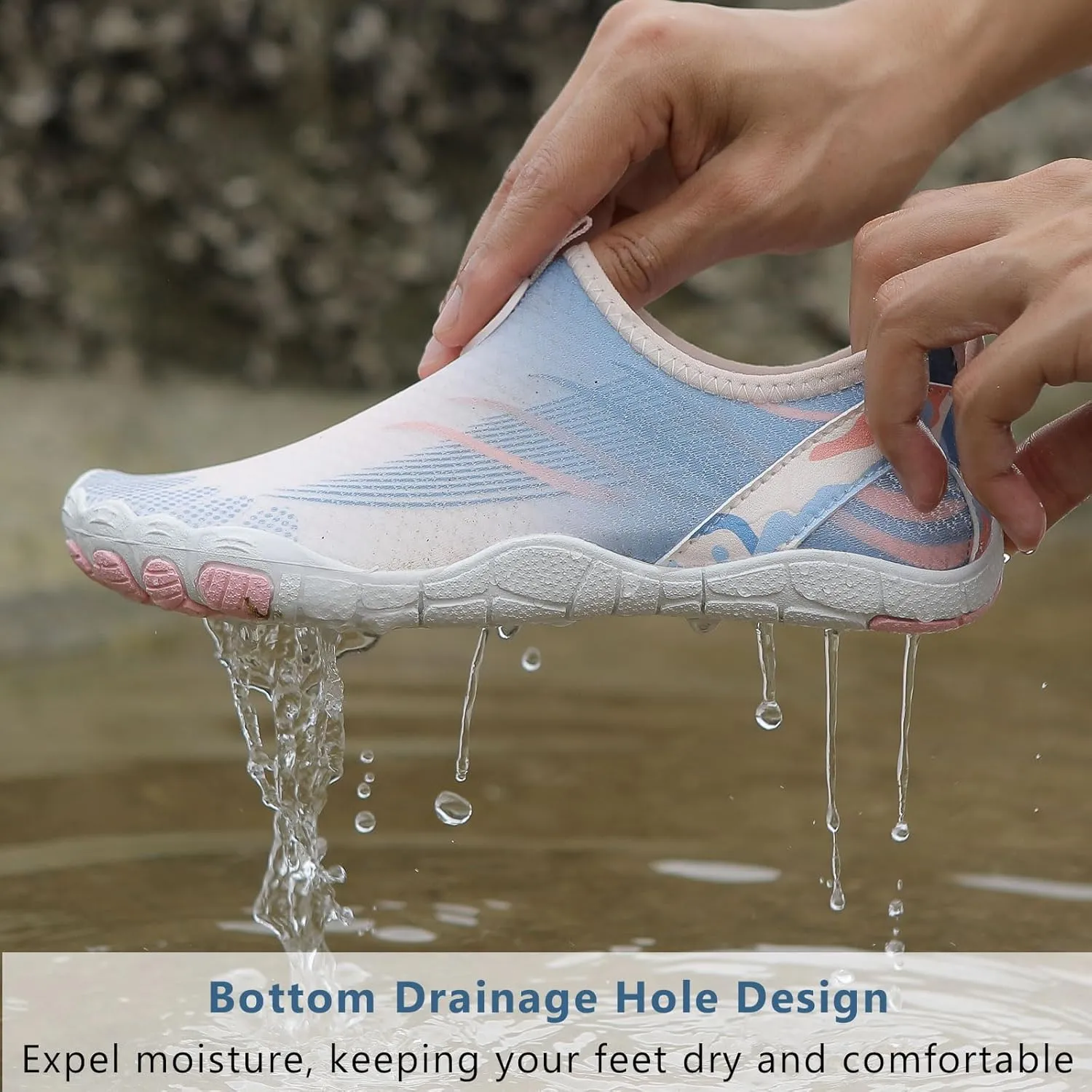 Hike Barefoot Shoes for Women Men, Pro Barefoot Water Shoes with Wide Toe Box, Healthy & Non-Slip Breathable Barefoot Shoes Unisex