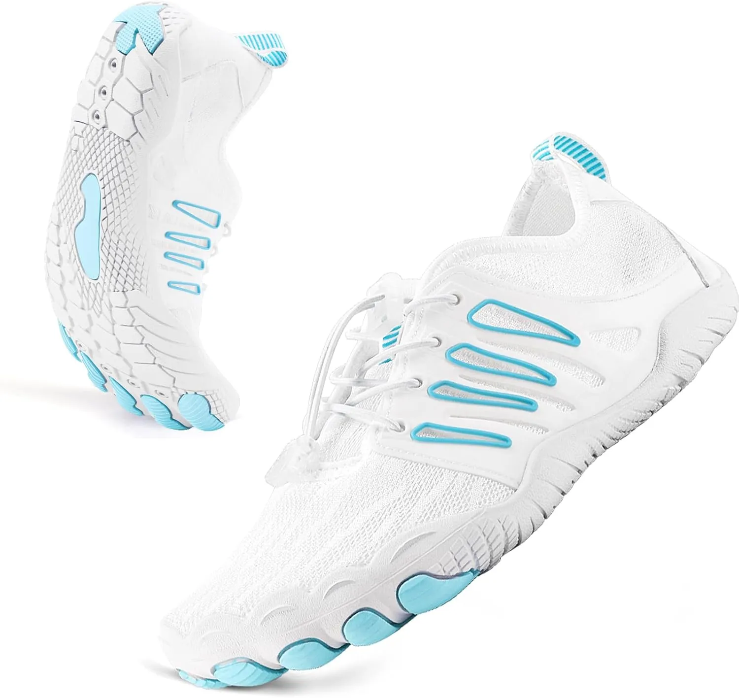 Hike Barefoot Water Shoes, Grounded Footwear Pro Barefoot Shoes Women Men, Non-Slip Athletic Hiking Trail Running Shoe, Breathable Zero Drop Water Shoe Wide Toe Box