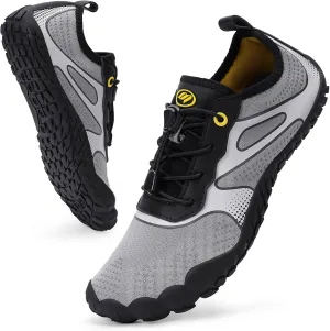 Hike Barefoot Water Shoes Women Men, Newly Water-Drops Pattern Pro Minimalist Shoe Quick Dry Wide Toe Breathable & Non-Slip for Hiking Beach Aqua Surf Swim