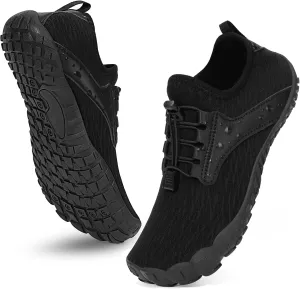 Hike Barefoot Water Shoes Women Men, Newly Water-Drops Pattern Pro Minimalist Shoe Quick Dry Wide Toe Breathable & Non-Slip for Hiking Beach Aqua Surf Swim