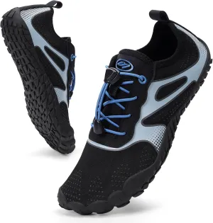 Hike Barefoot Water Shoes Women Men, Newly Water-Drops Pattern Pro Minimalist Shoe Quick Dry Wide Toe Breathable & Non-Slip for Hiking Beach Aqua Surf Swim