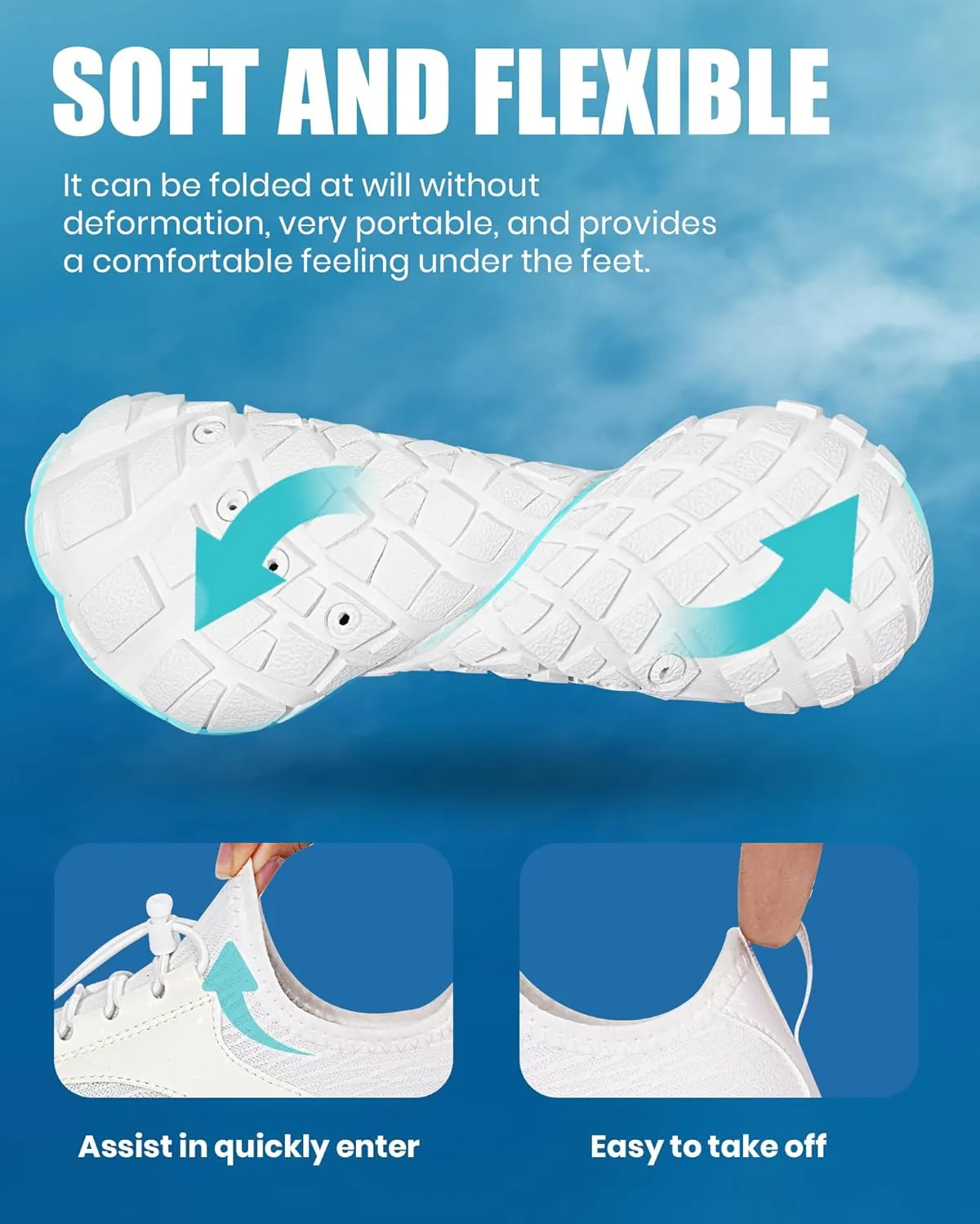 Hike Barefoot Water Shoes Women Men, Newly Water-Drops Pattern Pro Minimalist Shoe Quick Dry Wide Toe Breathable & Non-Slip for Hiking Beach Aqua Surf Swim