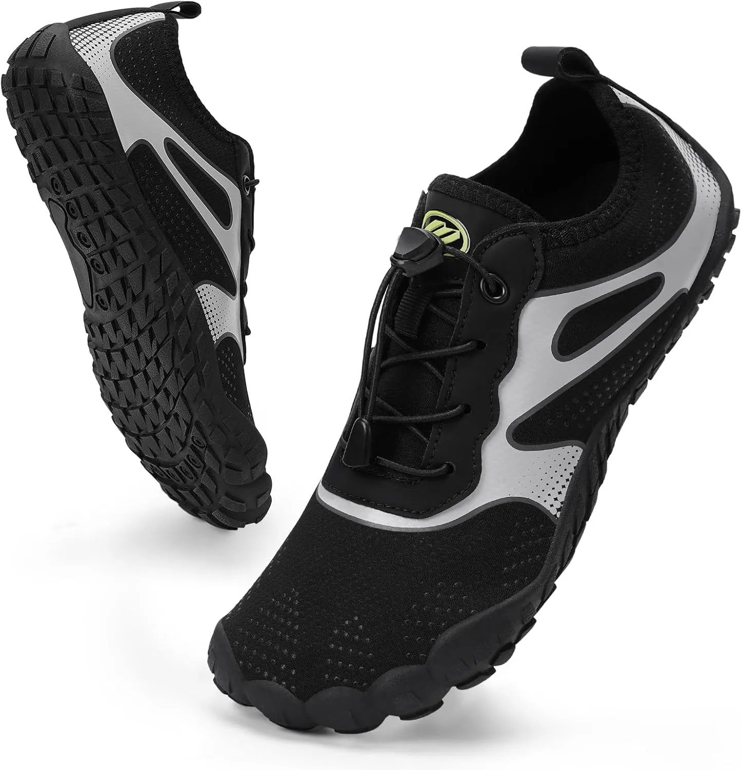 Hike Barefoot Water Shoes Women Men, Newly Water-Drops Pattern Pro Minimalist Shoe Quick Dry Wide Toe Breathable & Non-Slip for Hiking Beach Aqua Surf Swim