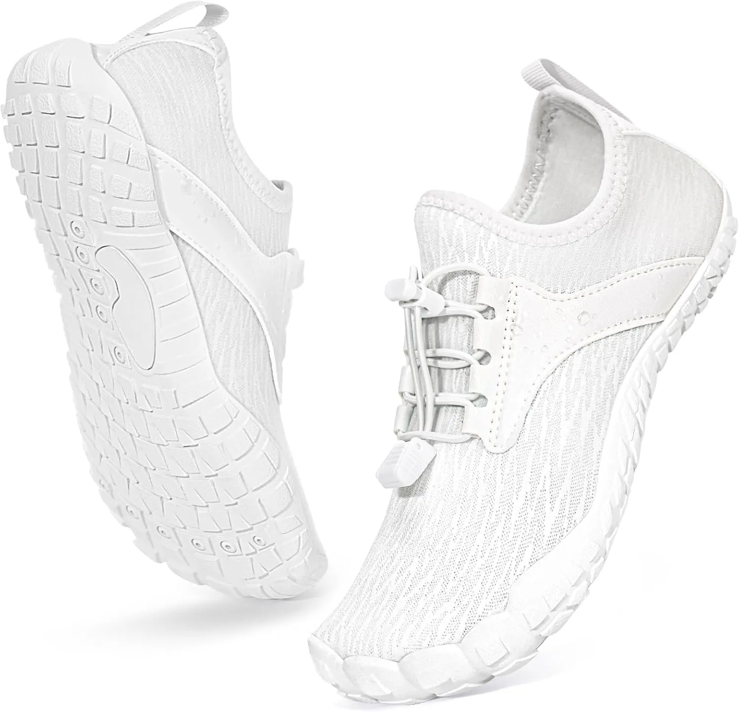 Hike Barefoot Water Shoes Women Men, Newly Water-Drops Pattern Pro Minimalist Shoe Quick Dry Wide Toe Breathable & Non-Slip for Hiking Beach Aqua Surf Swim
