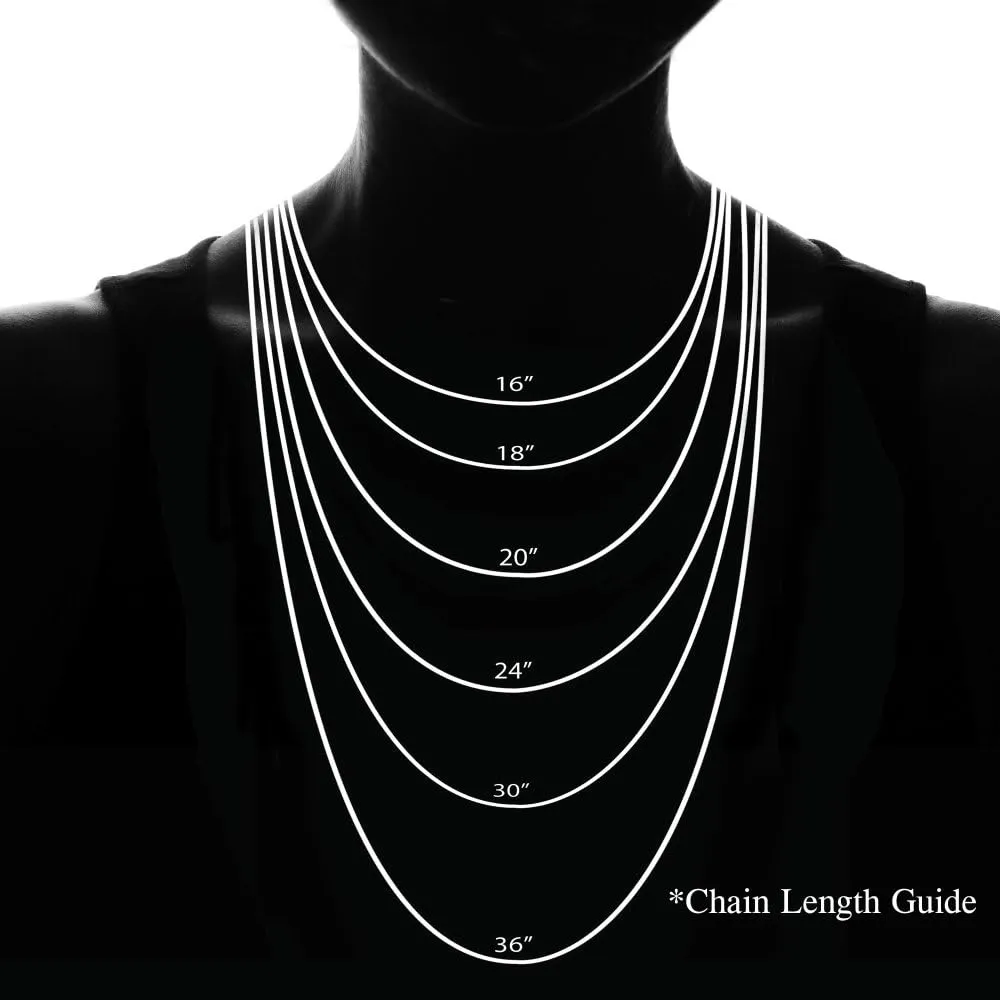 Hoops & Loops 925 Sterling Silver 1mm Box Chain Dainty Necklace for Women Men, Silver, Yellow & Rose Gold (16, 18, 20, 24, 30 Inches)