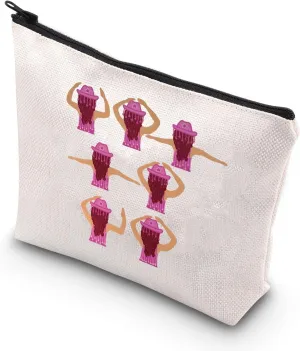 JNIAP Midwest Princess Makeup Bag Music Lyrics Gifts Midwest Princess Gifts Singer Merchandise Singer Themed Gift (pink people mb)