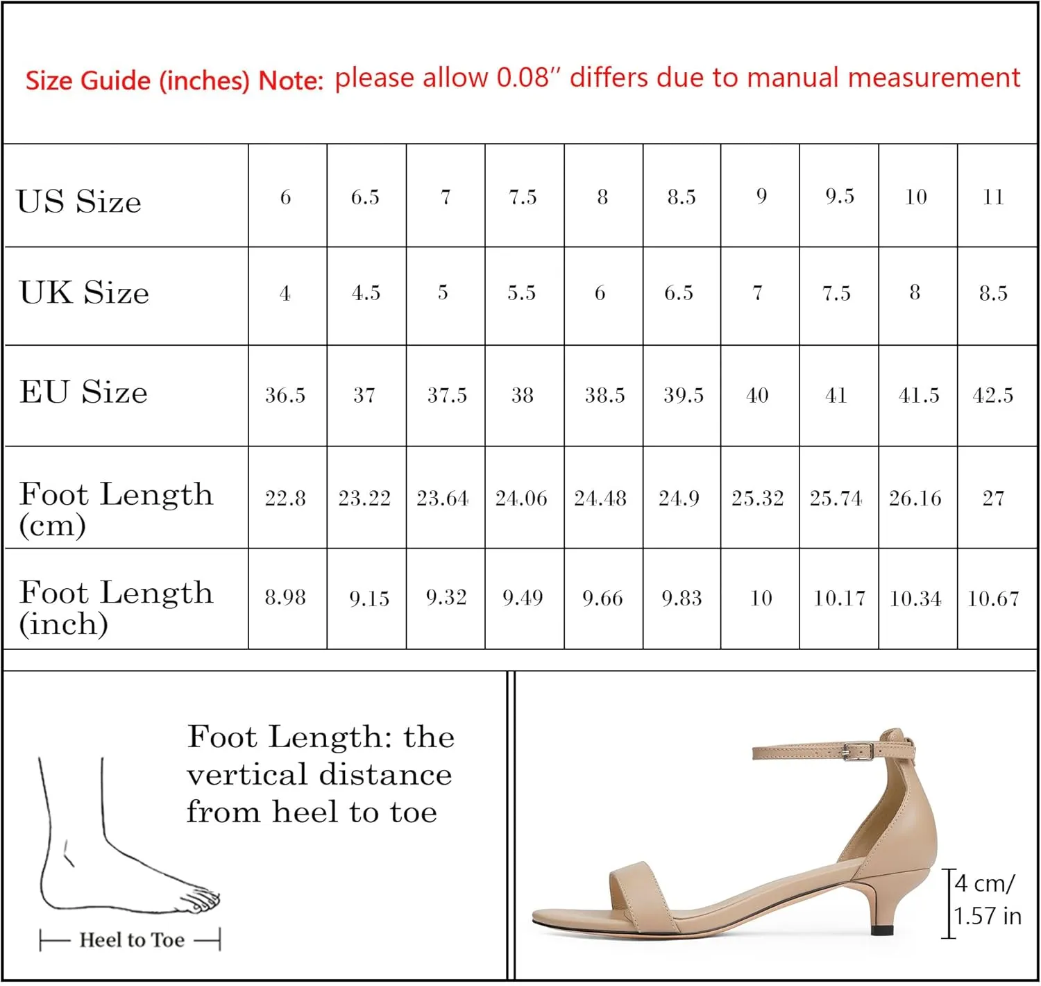 Kitten Heels for Women Heeled Sandals Round Toe Strappy Low Heels Dress Shoes