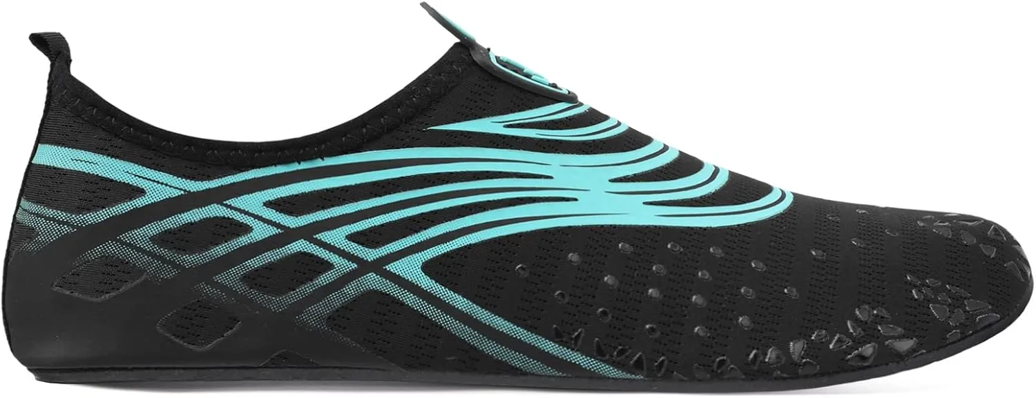 L-RUN Womens Mens Water Shoes Barefoot Skin Aqua Socks for Run Dive Surf Pool Beach Yoga Quick Dry Swim Shoes Non-Slip