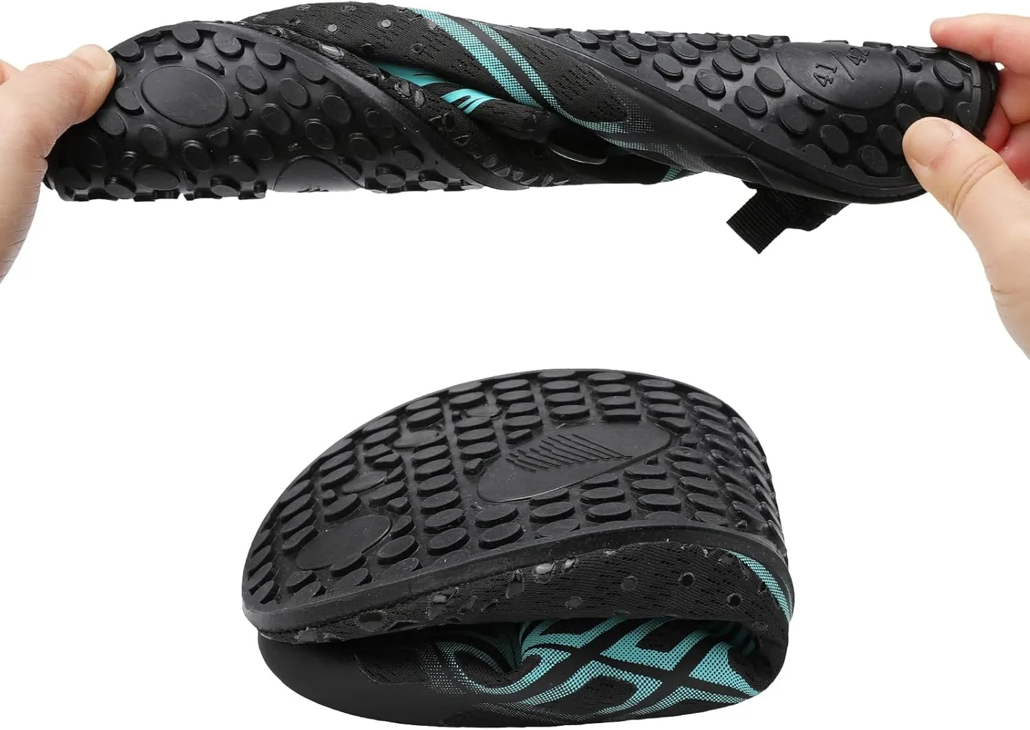 L-RUN Womens Mens Water Shoes Barefoot Skin Aqua Socks for Run Dive Surf Pool Beach Yoga Quick Dry Swim Shoes Non-Slip