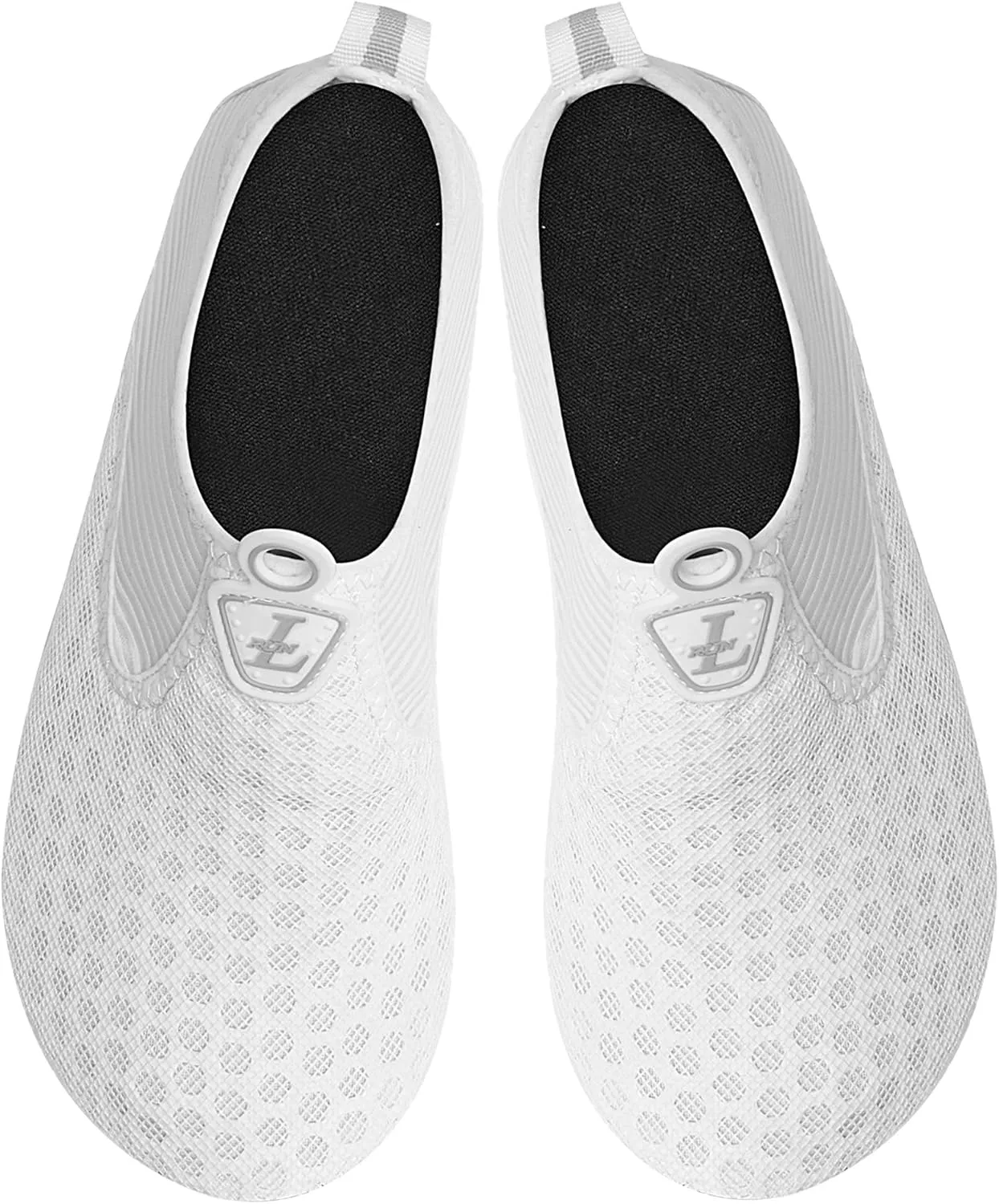 L-RUN Womens Mens Water Shoes Barefoot Skin Aqua Socks for Run Dive Surf Pool Beach Yoga Quick Dry Swim Shoes Non-Slip