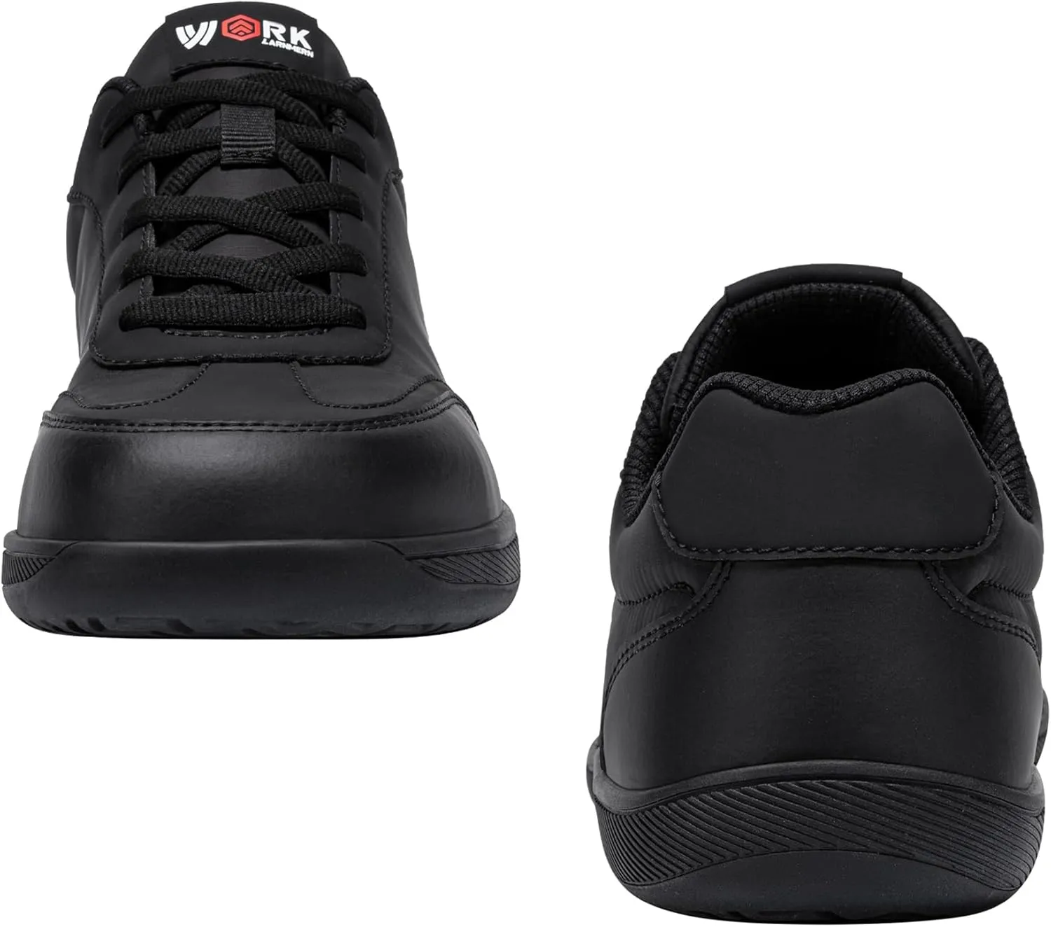 LARNMERN Steel Toe Skate Shoes Men Safety Work Sneakers Wide Toe Box Barefoot Zero Drop Non Slip Shoe
