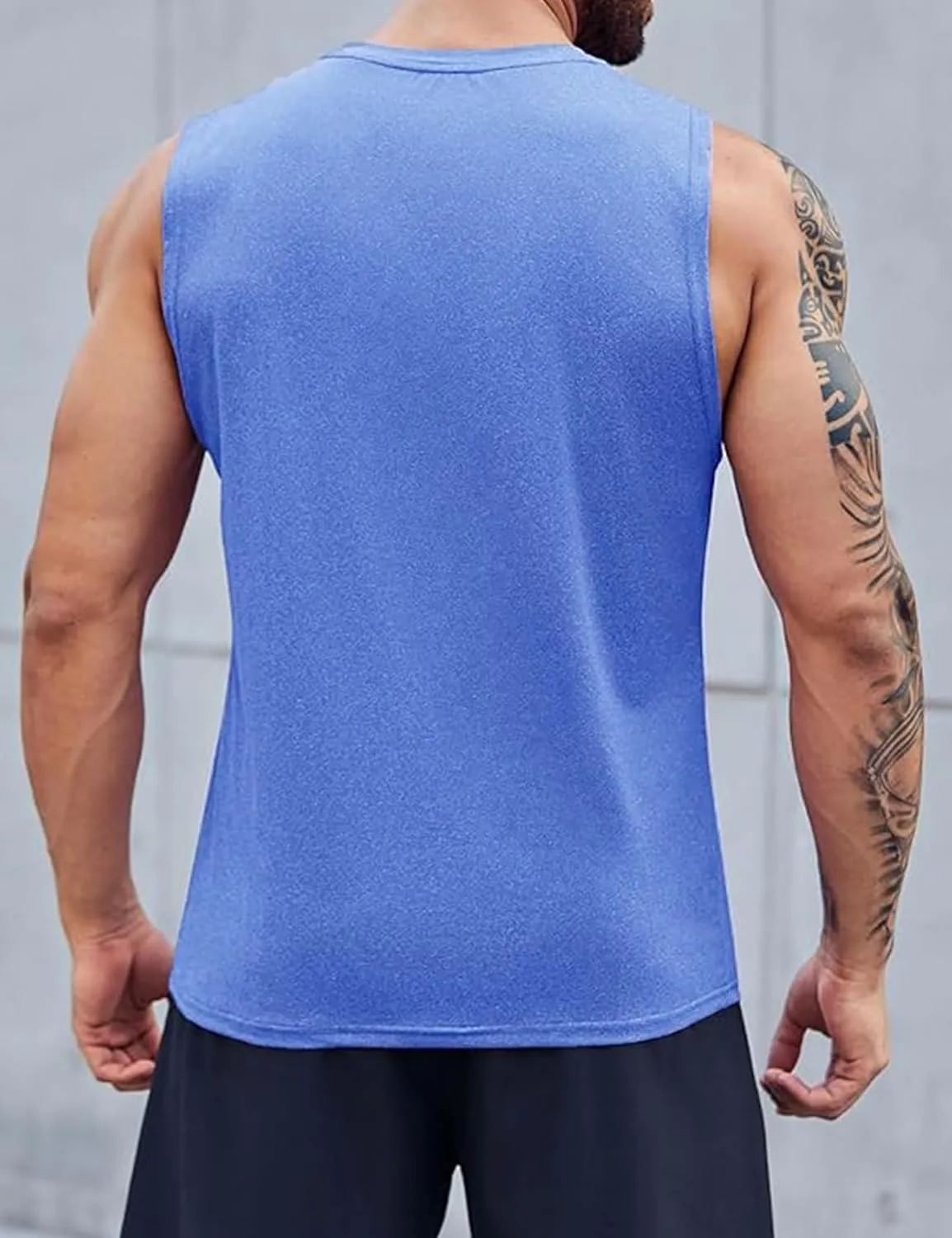 Men Summer Beach Tank Tops Hawaiian Palm Tree Sleeveless Shirts T Shirt Graphic Muscle Gym Vacation Tee Top