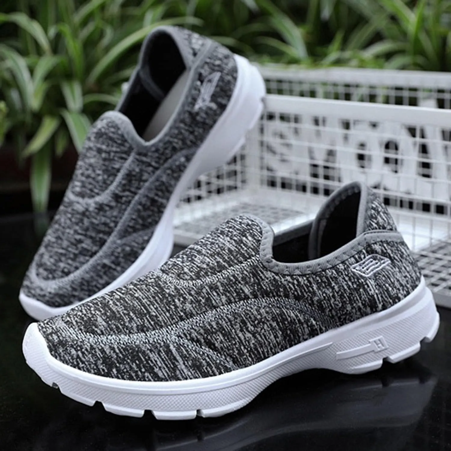 Men's Fashion Sneakers Mens Slip on Shoes Tennis Shoe for Men Shoe for Men Mesh Athletic Gym Sneaker