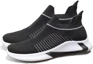 Men's Plus Size Comfortable Orthopedic Shoes, Breathable Lightweight Sneakers Easy to Put on and Take Off, Running Walking Shoes for Sports, Gym, Tennis (Muti,39)