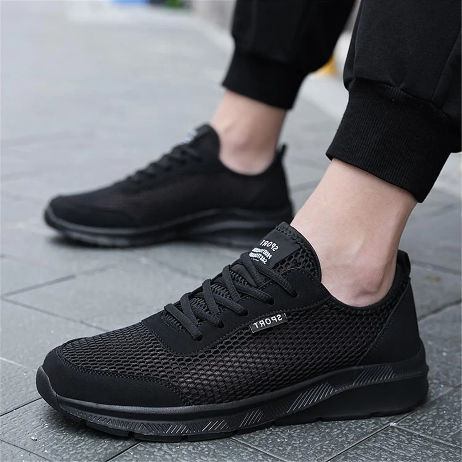 Men's Shoes Non Slip Shoes Mens Air Running Athletic Trail Tennis Sneaker Shoe for Men Breathable Comfort Walking for Men Tennis Trainer Brown