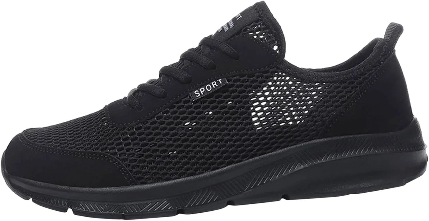 Men's Shoes Non Slip Shoes Mens Air Running Athletic Trail Tennis Sneaker Shoe for Men Breathable Comfort Walking for Men Tennis Trainer Brown