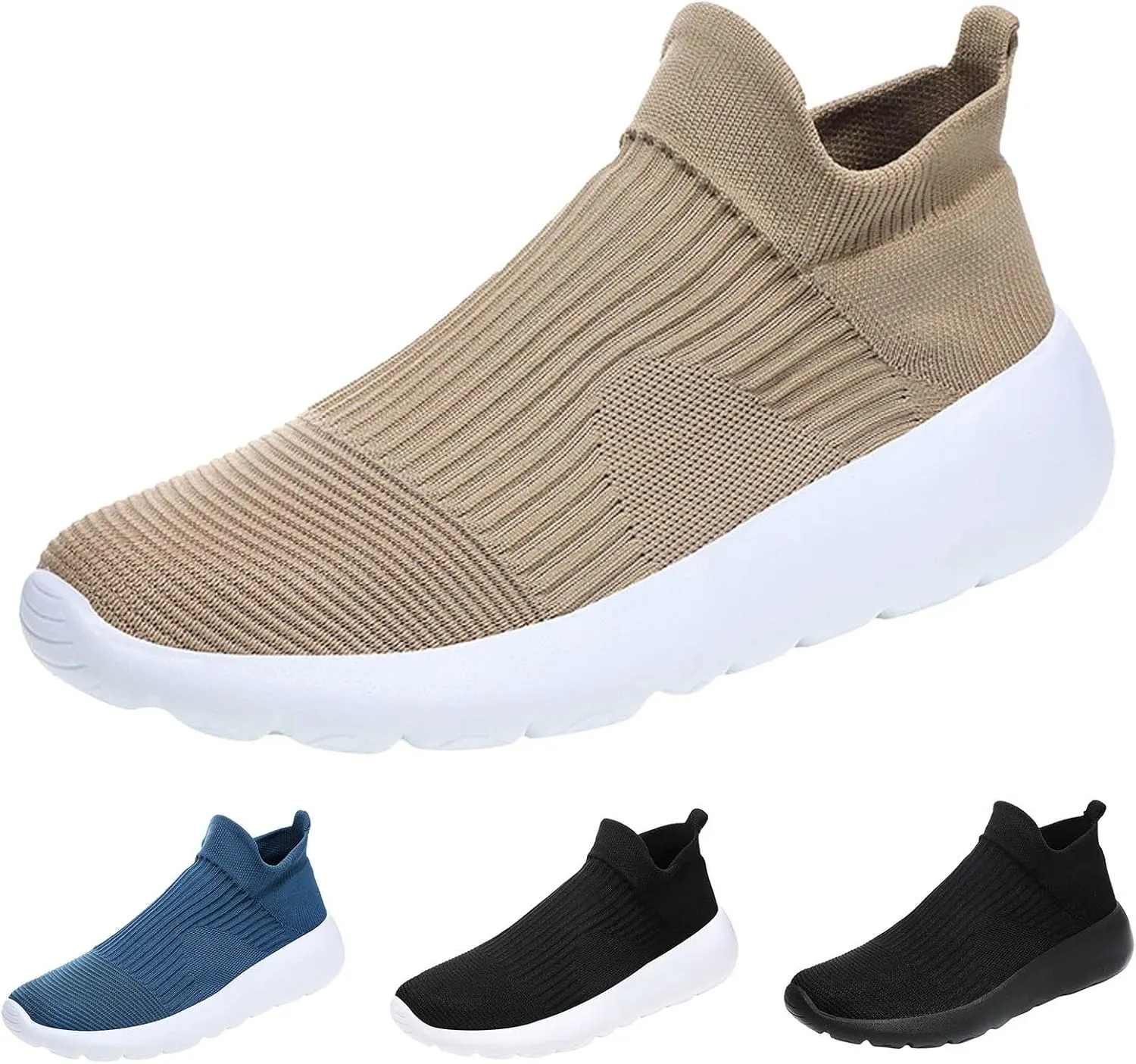 Mens Slip on Shoes Mens Walking Shoes Sneaker for Men Walking Shoe for Men Mesh Lightweight Sneaker