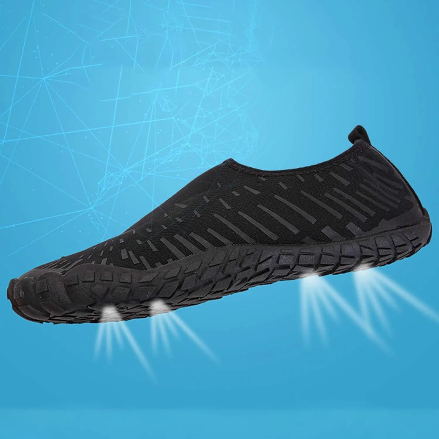 Mens Water Shoes Size 11 Wide Width Non Slip Athletic Footwear Wide Toe Mens Hiking Water Shoes Cute Water Shoes Summer Quick Dry Sandals Slippers for Beach Swimming Hiking Boating Sailing