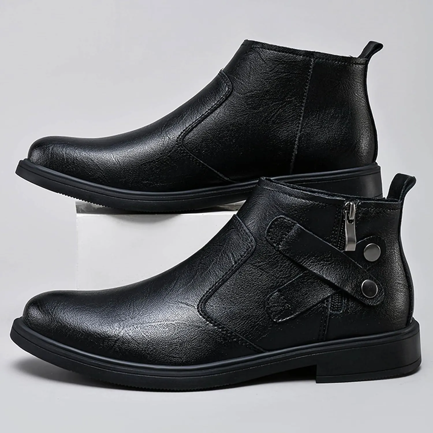 Men's Western Cowboy Boots Pointed Chelsea Boots