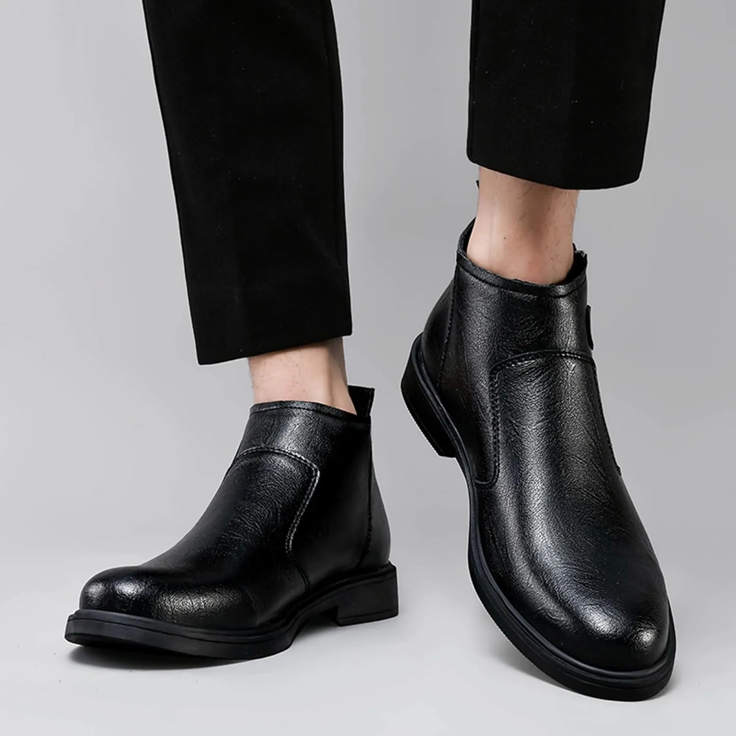 Men's Western Cowboy Boots Pointed Chelsea Boots