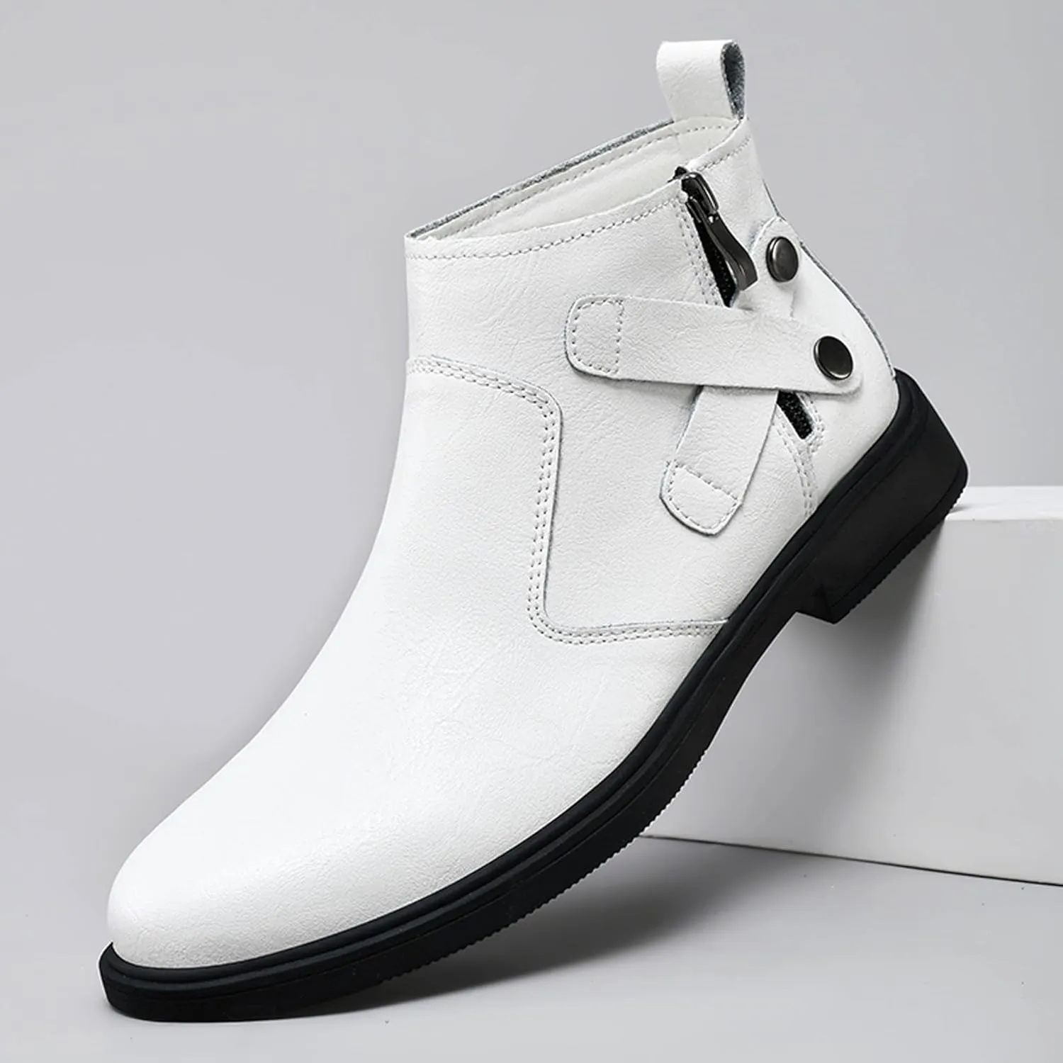 Men's Western Cowboy Boots Pointed Chelsea Boots
