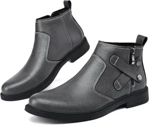 Men's Western Cowboy Boots Pointed Chelsea Boots